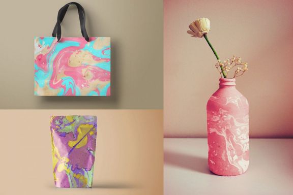 50 Marble Paper Textures