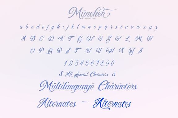Munchen Decorative Script