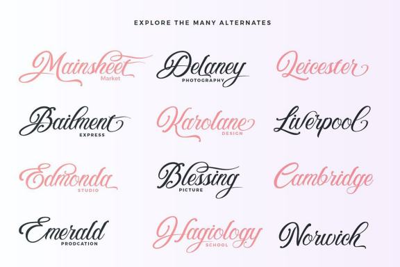 Munchen Decorative Script