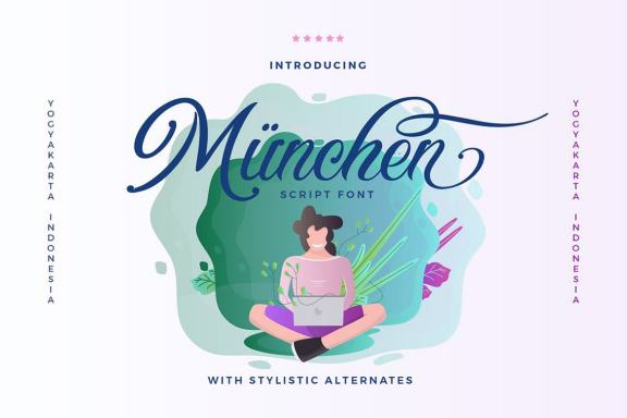 Munchen Decorative Script