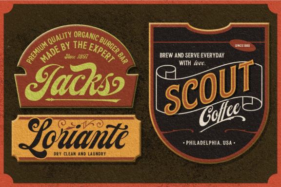 Fragtude - Vintage Display Typeface