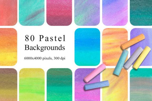 80 Pastel Backgrounds