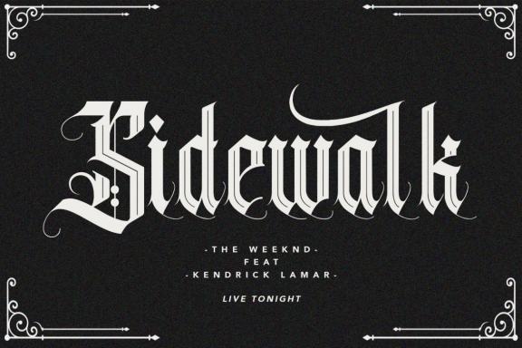 Clockwork Blackletter Typeface
