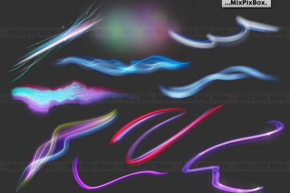 Abstract Light Overlays