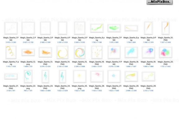 Magic Sparks Overlays