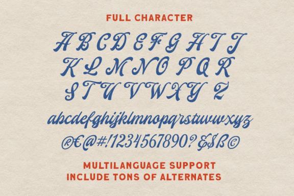 Yorkson - Script Logotype Font