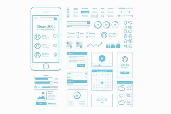Blue UI Kit