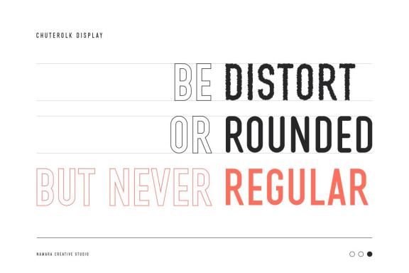 CHUTEROLK Ligature Font Family