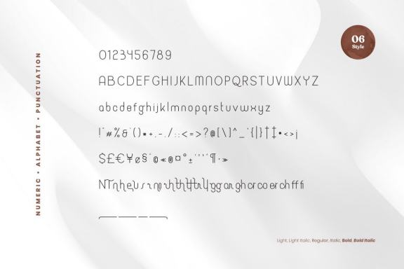 Micolesther Ligature Font Family
