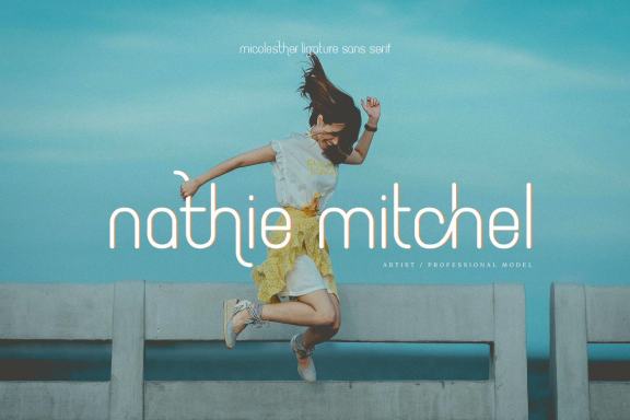 Micolesther Ligature Font Family