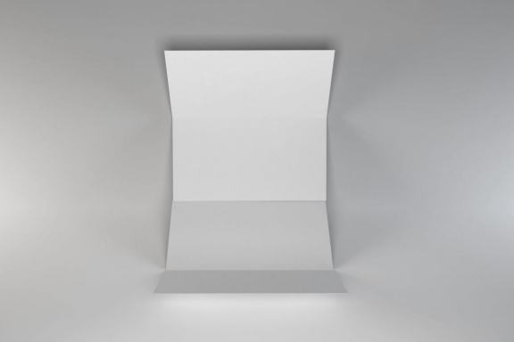 Realistic A4 Bifold Brochure Photoshop Mockup