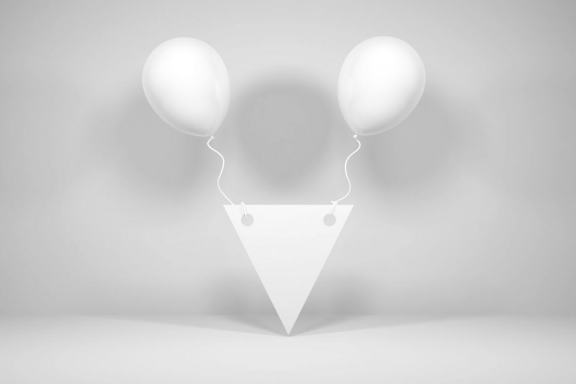 Realistic Party Balloon Photoshop Mockup