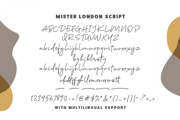 Mister London - Bold Sans & Script