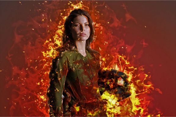 Real Burn Photoshop Action