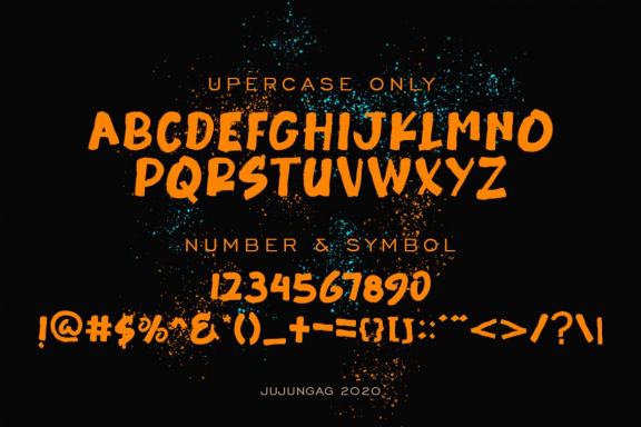 Burrick Bold Brush Typeface