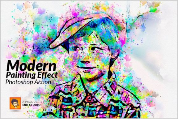 Modern Painting Effect Photoshop Action