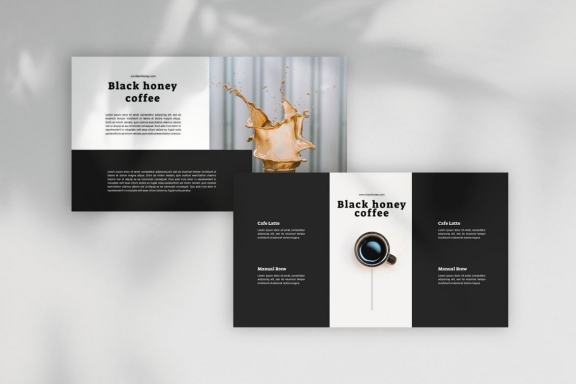 Black Honey - Coffee Google Slides Template 