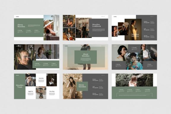 Moodies - Fashion Google Slides Template 