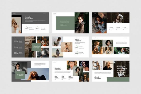 Moodies - Fashion Google Slides Template 