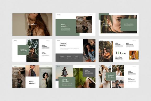 Moodies - Fashion Google Slides Template 