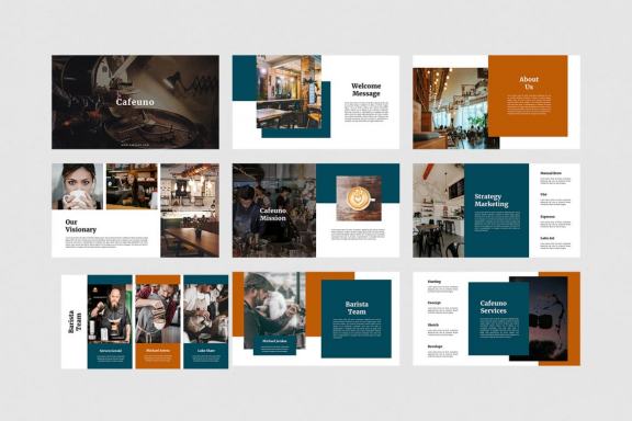 Cafeuno - Google Slides Template 