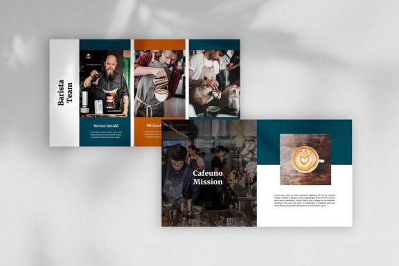 Cafeuno - Google Slides Template 