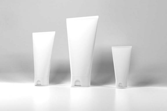 Realistic Cosmetic Cream Packaging Mockup Template