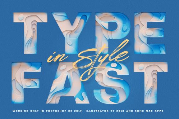 Paper Cut - Color SVG Font