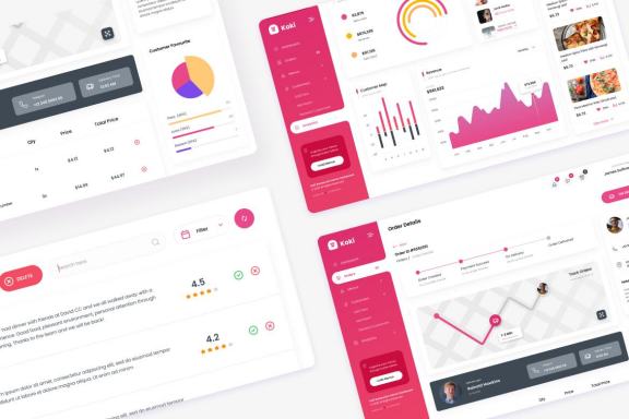 Koki - Restaurant Food Admin Dashboard UI Template