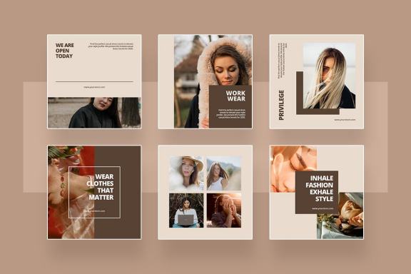 Elegant Beauty Company Instagram Template