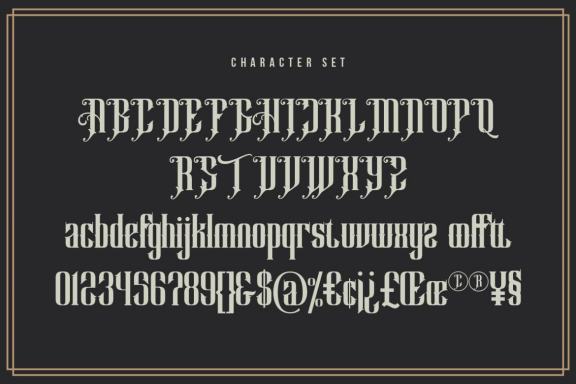 Waykers Amor Blackletter Font