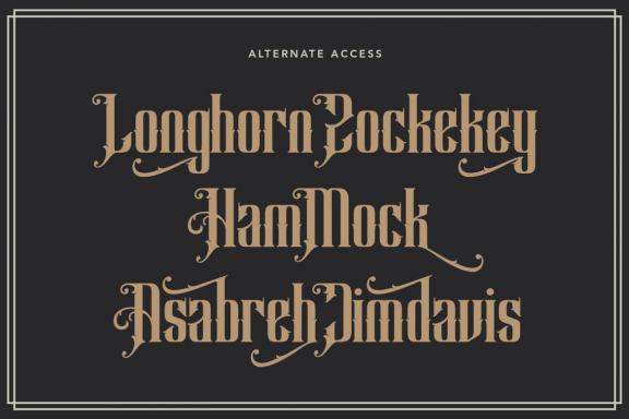 Waykers Amor Blackletter Font