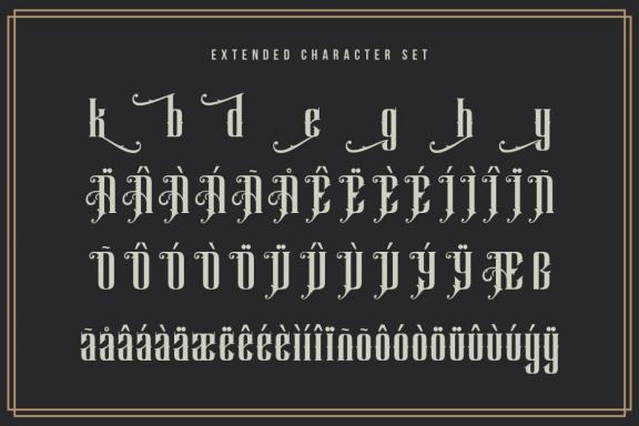 Waykers Amor Blackletter Font