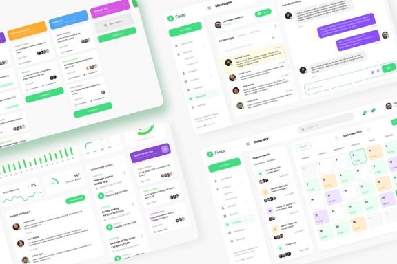 Fasto - Saas Admin Dashboard UI Design Template