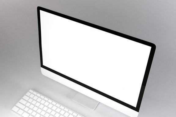Free Personal Computer Mockup Template