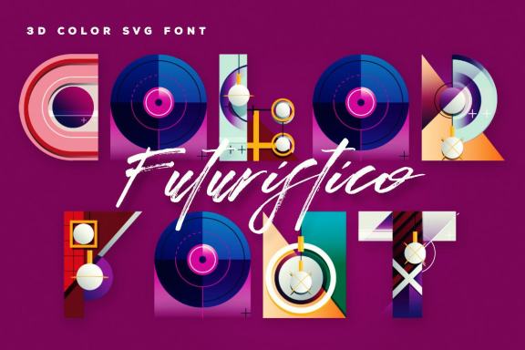 Futuristico - Color SVG Font