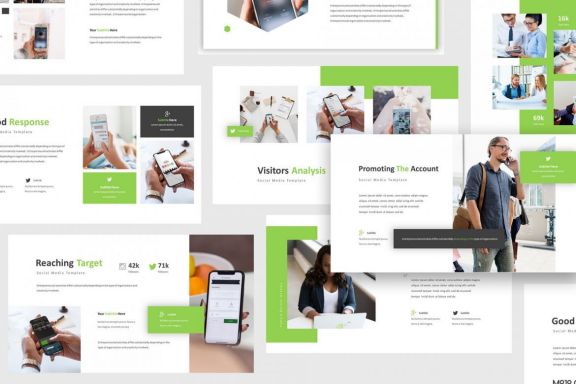 Social Media Google Slides Template