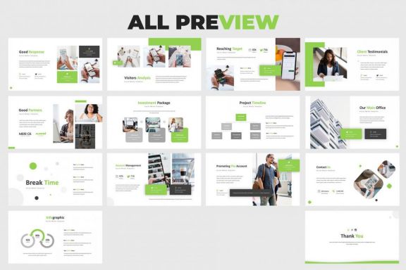 Social Media Google Slides Template