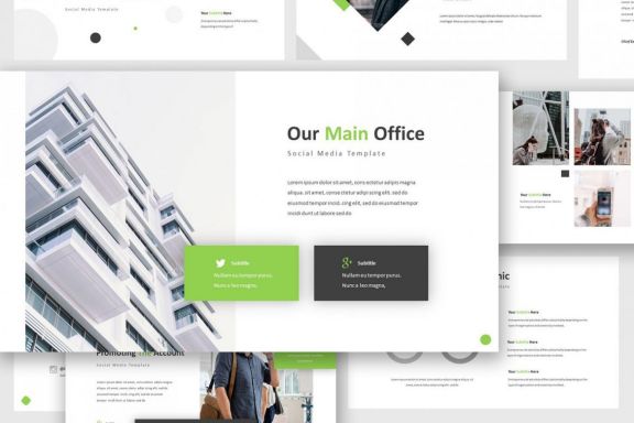 Social Media Google Slides Template