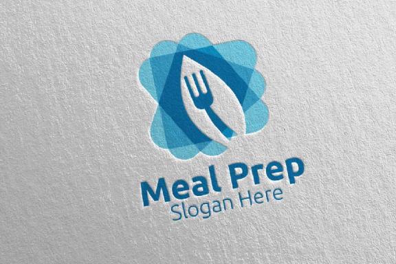 Meal Prep Healthy Food Logo 9
