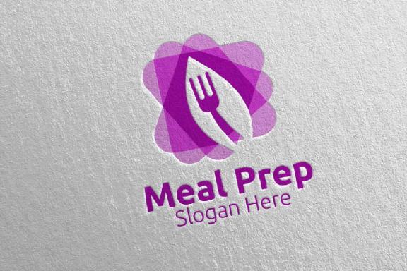 Meal Prep Healthy Food Logo 9