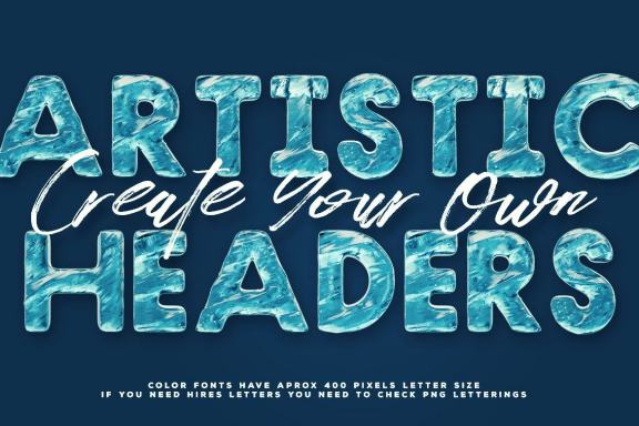 Ice Age - 3D Color SVG Font