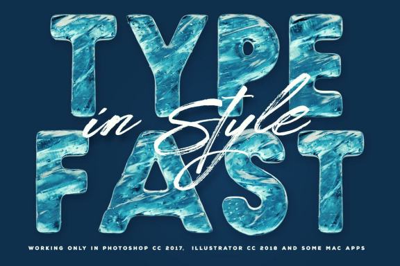 Ice Age - 3D Color SVG Font