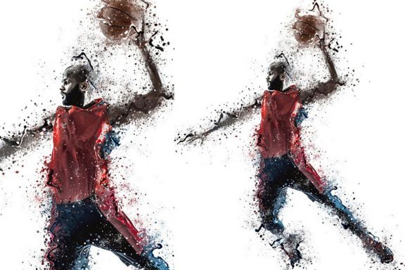 Shatter Photoshop Action