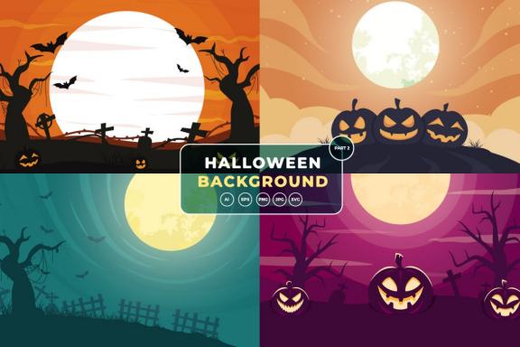 Halloween Background Bundle Part 2