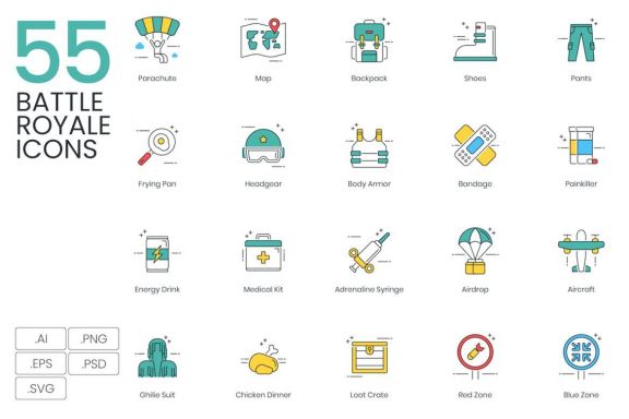 1200+ Icons - colorPOP Vector Bundle