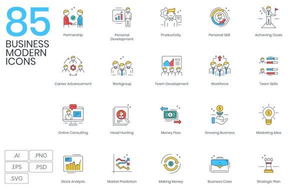 1200+ Icons - colorPOP Vector Bundle