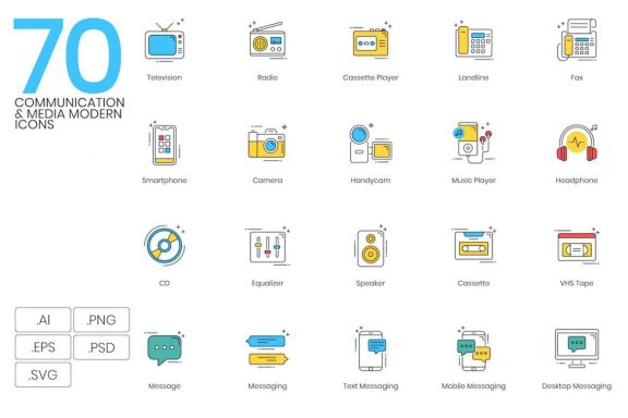 1200+ Icons - colorPOP Vector Bundle