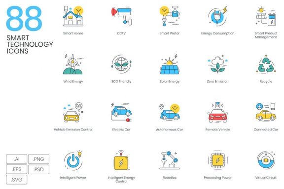 1200+ Icons - colorPOP Vector Bundle