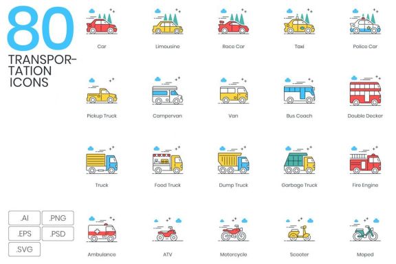 1200+ Icons - colorPOP Vector Bundle